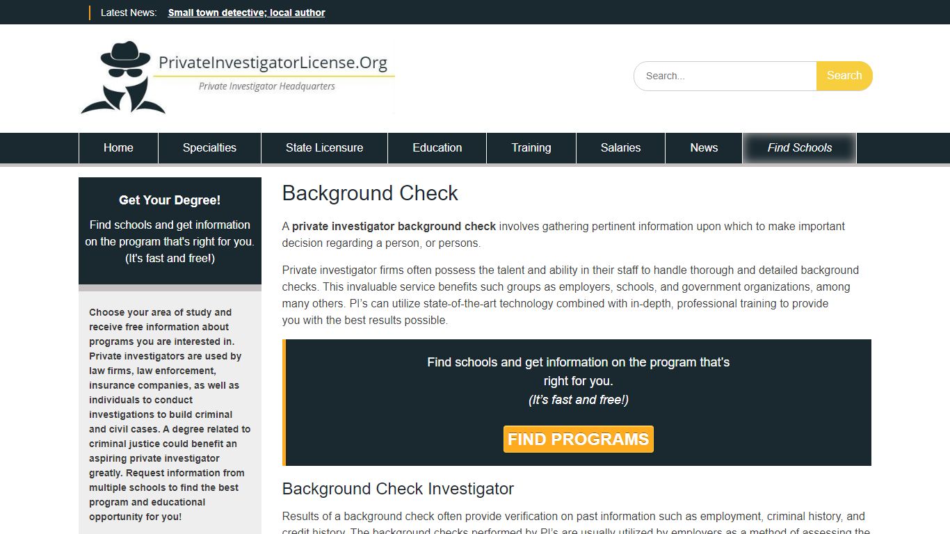 Background Check Investigations, What is a Background Check